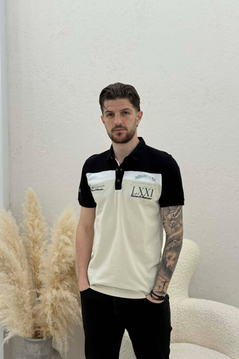 PACK OF 2 PIECES POLO NECK MEN T-SHIRTS MULTIPLE/SHNGJ - 3