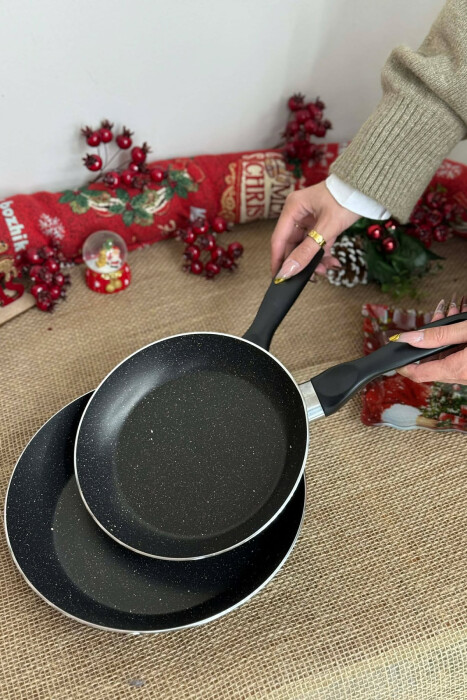 2 PIECES FRYING PAN SET 20-24 CM BLACK/ E ZEZE - 7