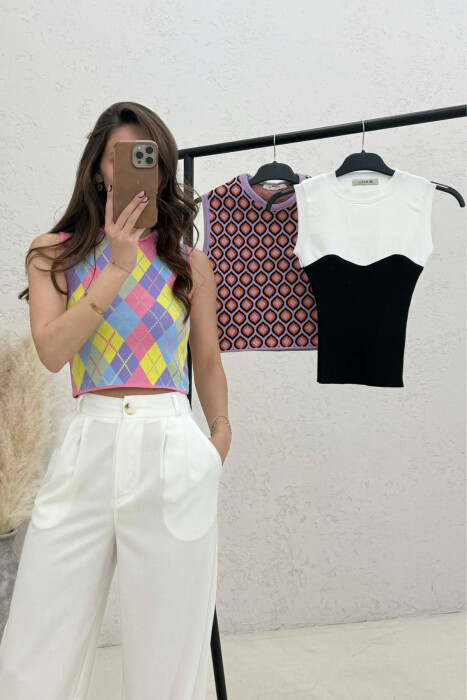 PACK OF 3 PIECES WOMAN TANK TOPS MULTIPLE/SHNGJ - 2