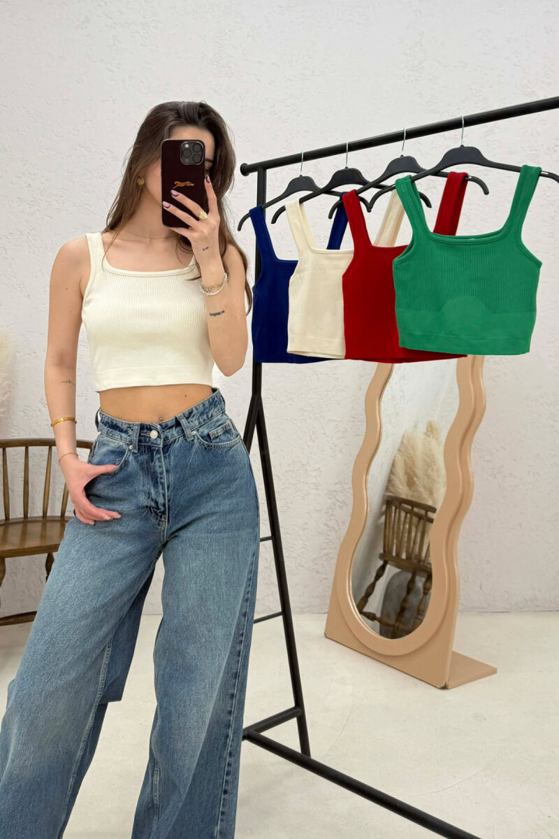 5 PIECES OF SIMPLE WOMEN TANK TOPS MULTIPLE/SHNGJ - 3