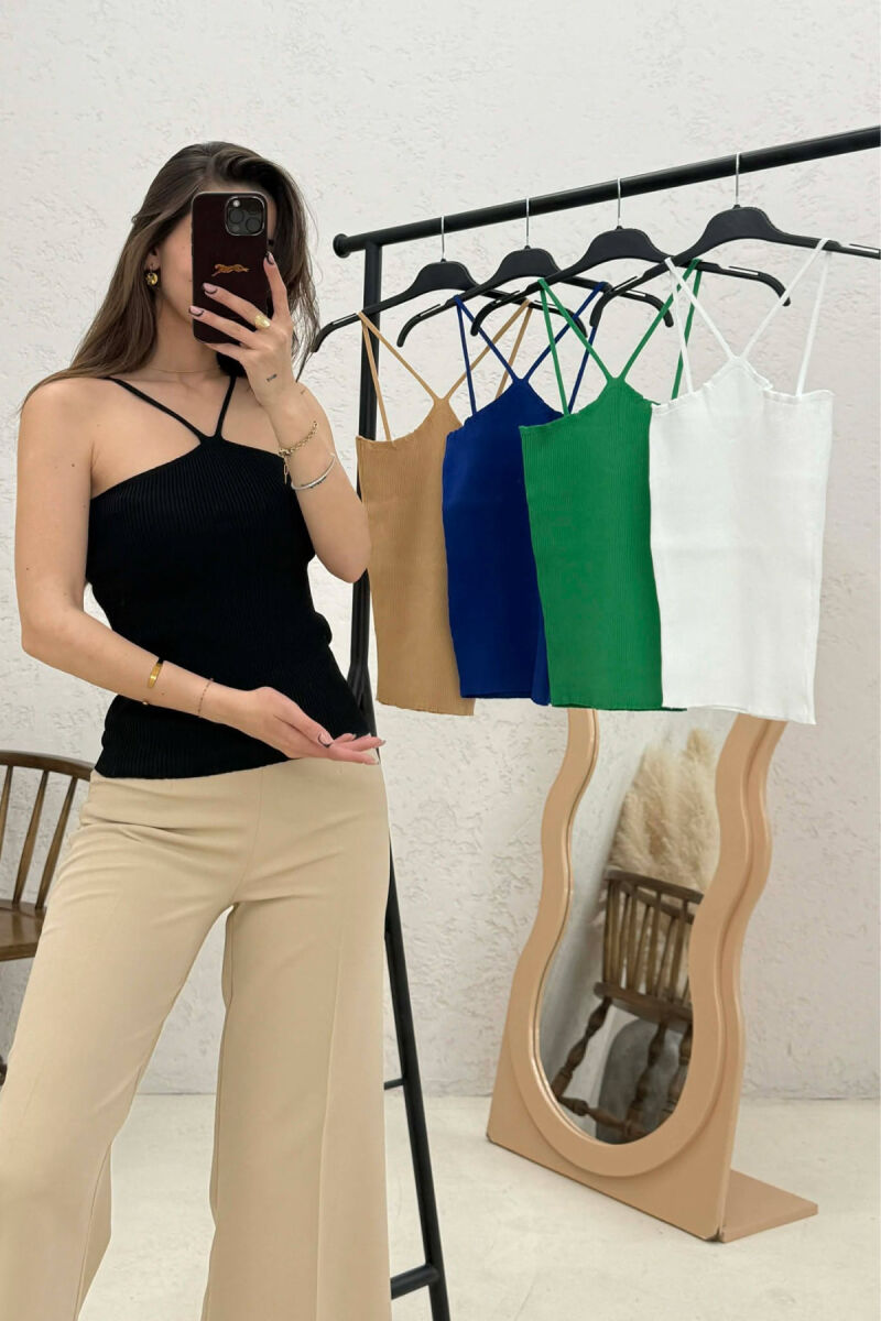 5 PIECES OF THIN STRAPS WOMEN TANK TOPS MULTIPLE/SHNGJ - 3