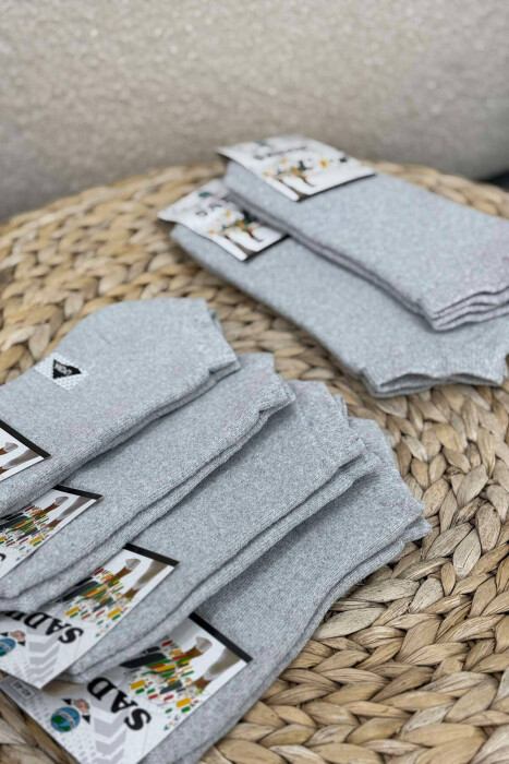 6 PAIR COSY SHORT MEN SOCKS GREY/GRI - 2