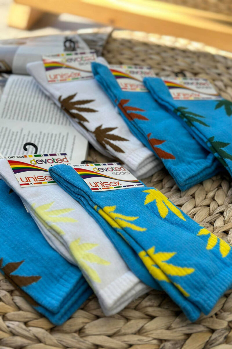 6 PAIR DIFFERENT COLORS UNISEX SOCKS MULTIPLE/SHNGJ - 2