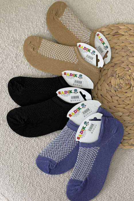 6 PAIR SIMPLE WOMEN ANKLE SOCKS MULTIPLE/SHNGJ - 2