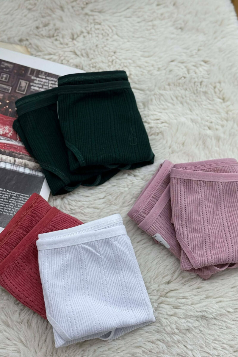 6 PAIR SIMPLE WOMEN BRIEFS MULTIPLE/SHNGJ - 1