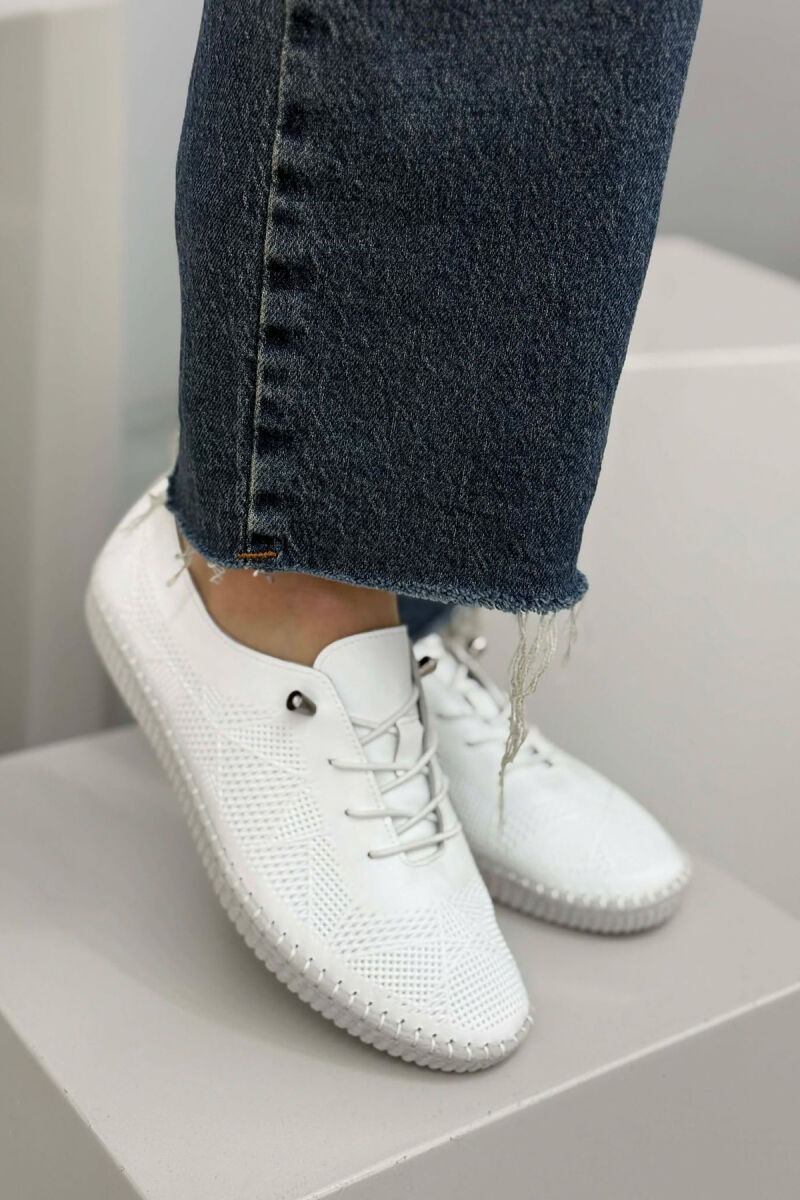 ATLETE LEKURE NJE NGJYRESHE ME LIDHESE PER FEMRA NE NGJYRE TE BARDHE - 4