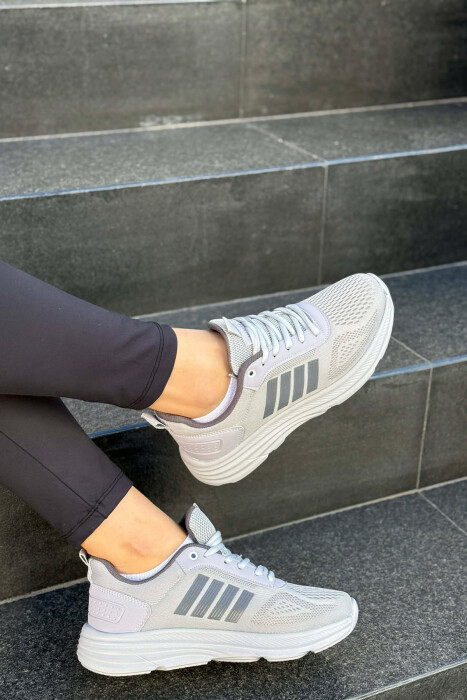 ATLETE ME PLATFORME TE THJESHTE PER FEMRA NE NGJYRE GRI TE ZBARDHUR - 4