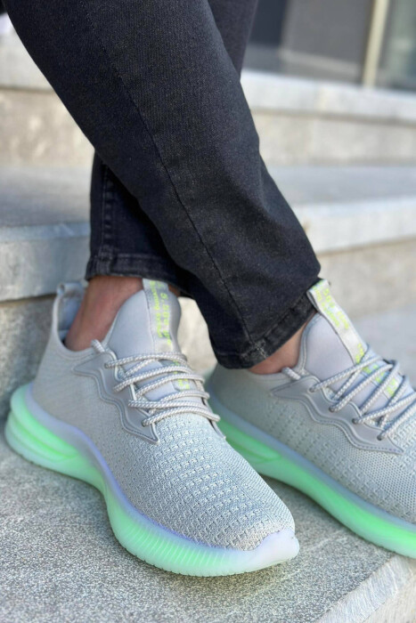 ATLETE PËR MESHKUJ ME LIDHËSE NË NGJYRË GRI - 2