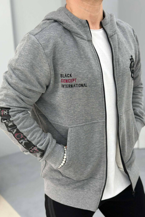 XHAKETË PAMBUKU PËR MESHKUJ NË NGJYRËN GRI - KLAUDIO FASHION