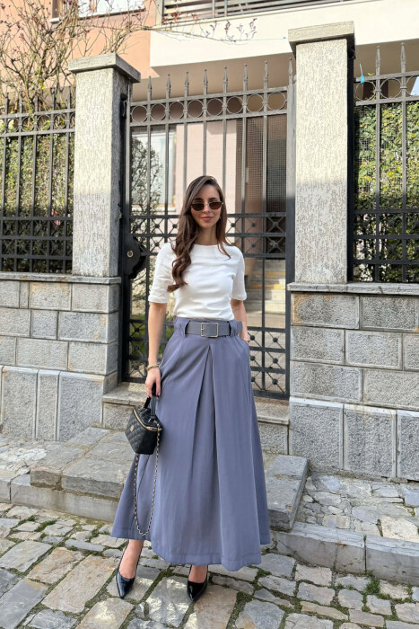 FUND ME DETAJ RRIPI PER FEMRA NE NGJYRE GRI - KLAUDIO FASHION