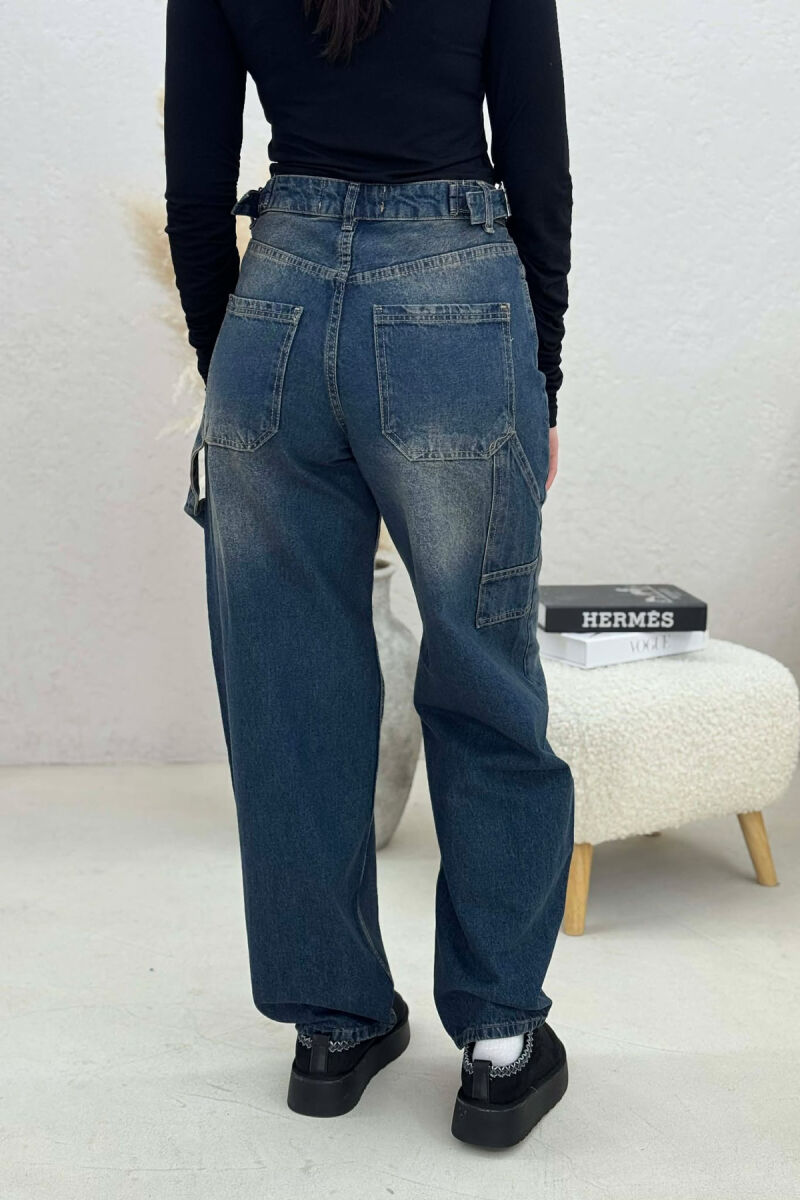 BELTS DETAIL WOMEN JEANS STEELBLUE/BLU CELIKU - 6