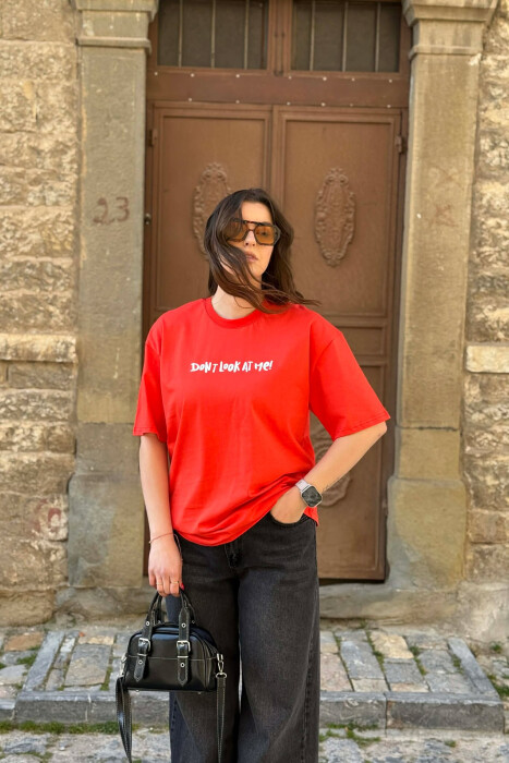 BLUZË E THJESHTË PËR FEMRA NË NGJYRË PORTOKALLI TE ERRET+ 6 PALE CORAPE DHURATE - 3