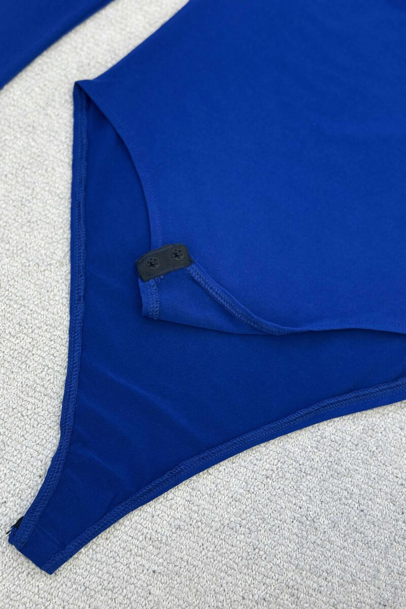 BODY ME NJË MËNGË PËR FEMRA NË NGJYRËN BLU - 6