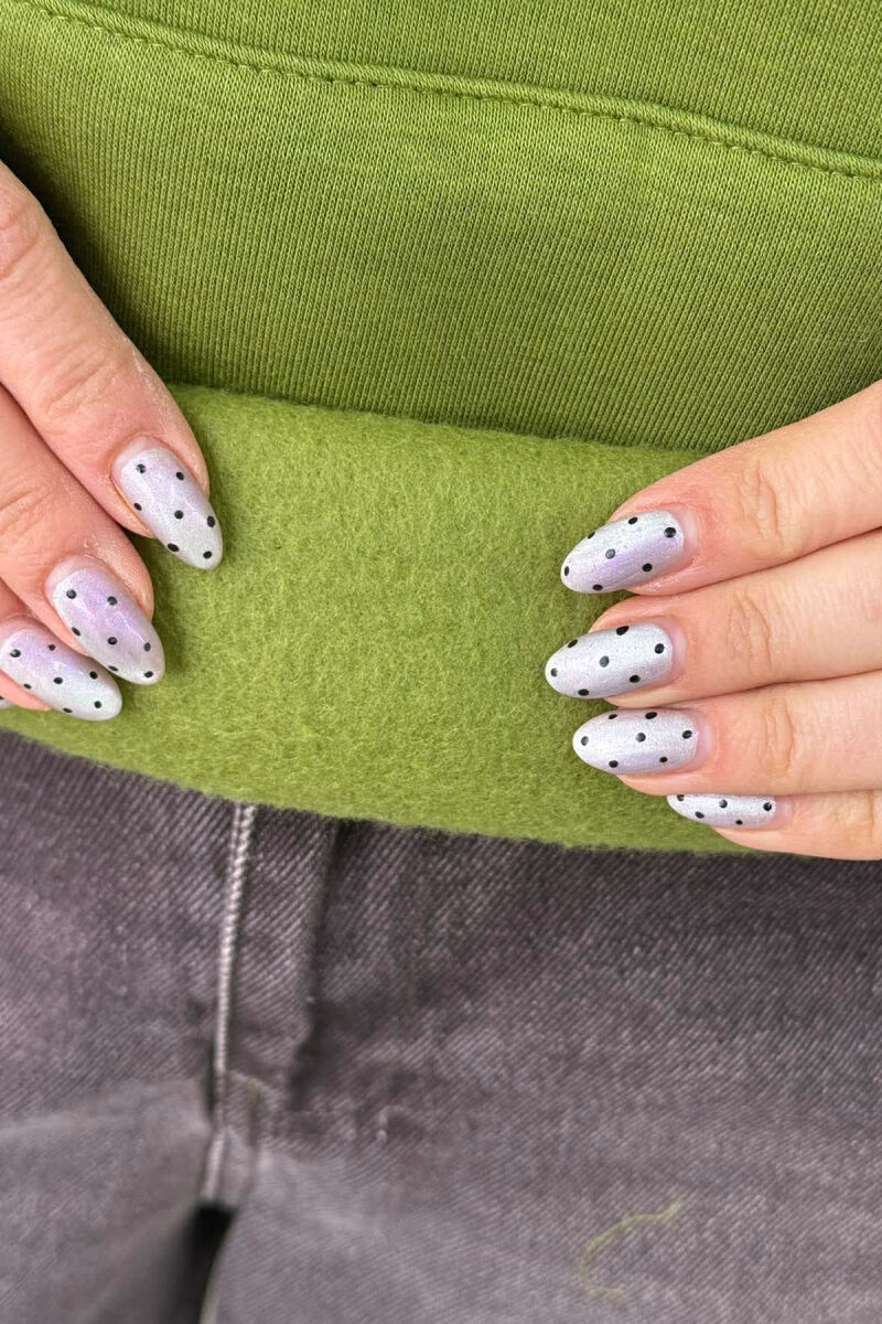 BOTH SIDE DESIGN FLUFFY WOMEN HOODIE OLIVE/ULLI - 5