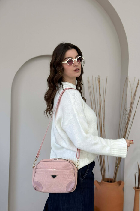 ÇANTE E THJESHTE PER FEMRA NE NGJYRE PUDER - 2