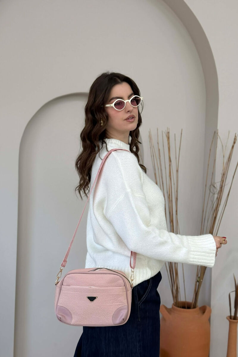 ÇANTE E THJESHTE PER FEMRA NE NGJYRE PUDER - 2