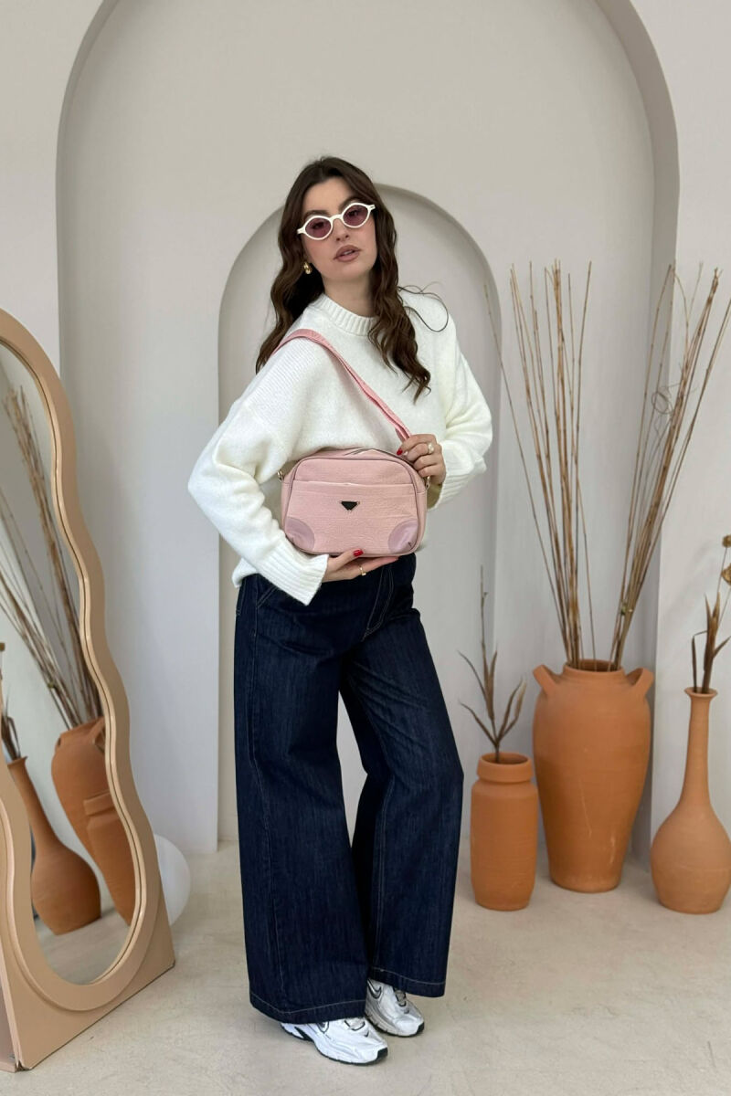 ÇANTE E THJESHTE PER FEMRA NE NGJYRE PUDER - 5