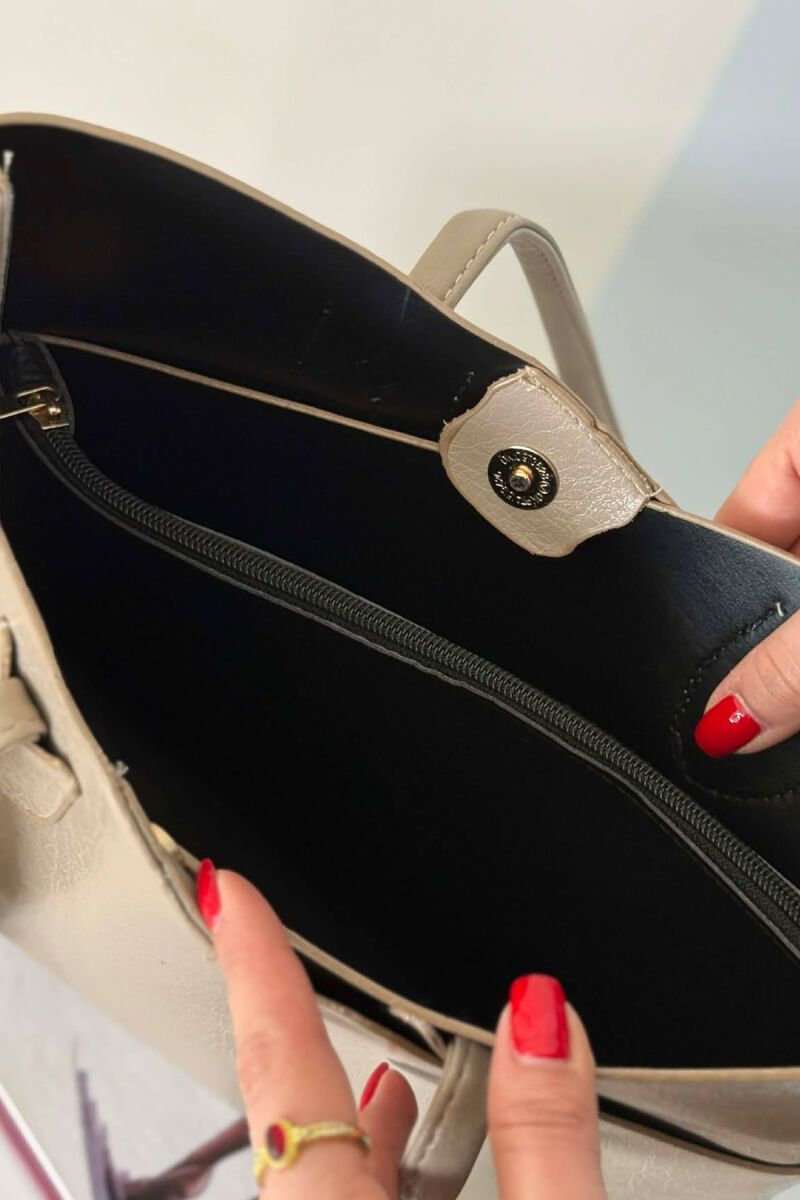 ÇANTE NJE NGHJYRESHE ME DETAJIN E SHALLIT PER FEMRA NE NGJYRE JESHILE - 5