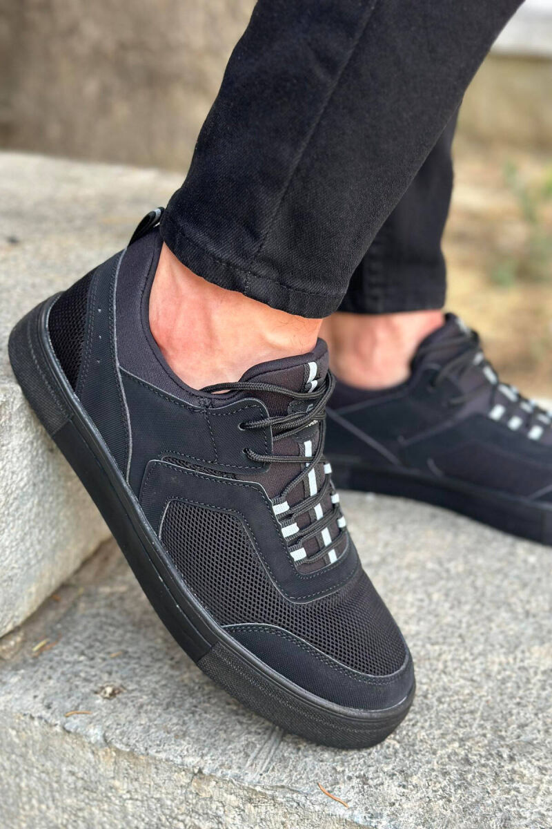 CLASSIC TRAINER MEN SNEAKERS BLACK/ E ZEZE - 1