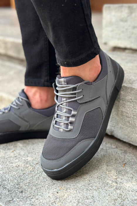 CLASSIC TRAINER MEN SNEAKERS DARK GREY/GEE - 1