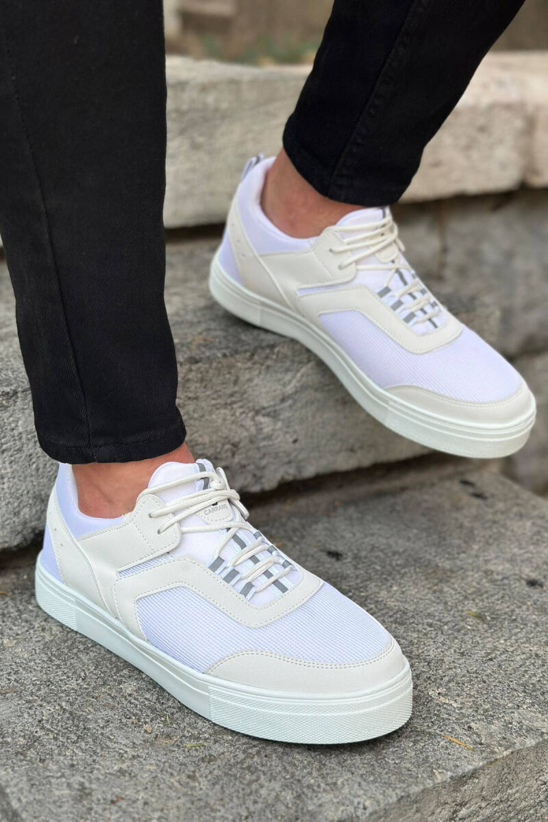 CLASSIC TRAINER MEN SNEAKERS WHITE-E BARDHE - 1