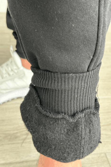 SIMPLE FLUFFY MEN JOGGERS BLACK/ E ZEZE - 4
