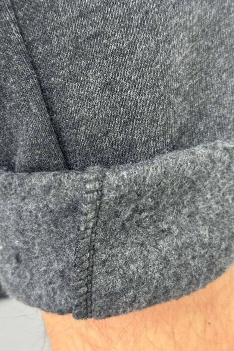 SIMPLE FLUFFY MEN JOGGERS DARK GREY/GEE - 5