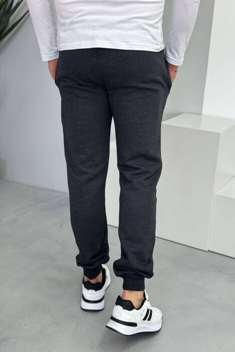 SIMPLE FLUFFY MEN JOGGERS DARK GREY/GEE - 4