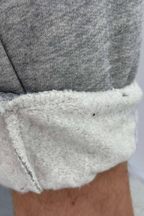 SIMPLE FLUFFY MEN JOGGERS LIGHT GREY/GZ - 5