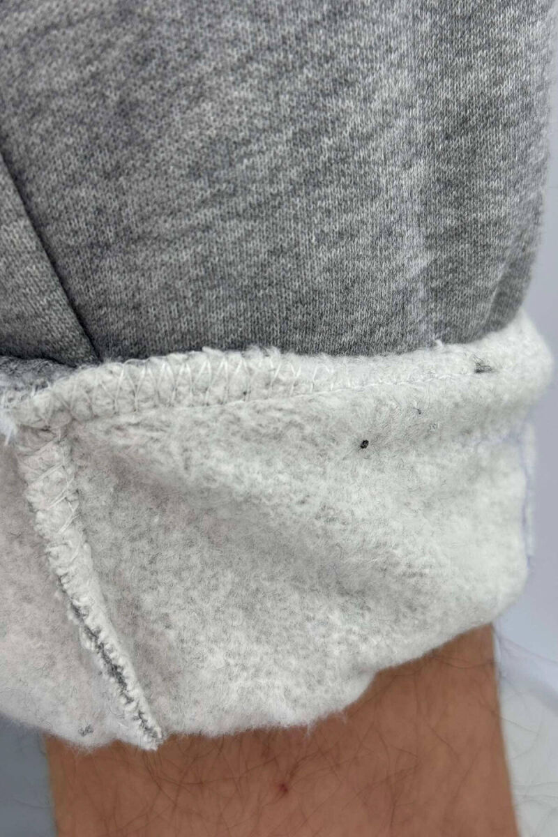 SIMPLE FLUFFY MEN JOGGERS LIGHT GREY/GZ - 5