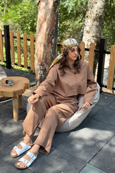 SET PËR FEMRA NË NGJYRËN KAFE 