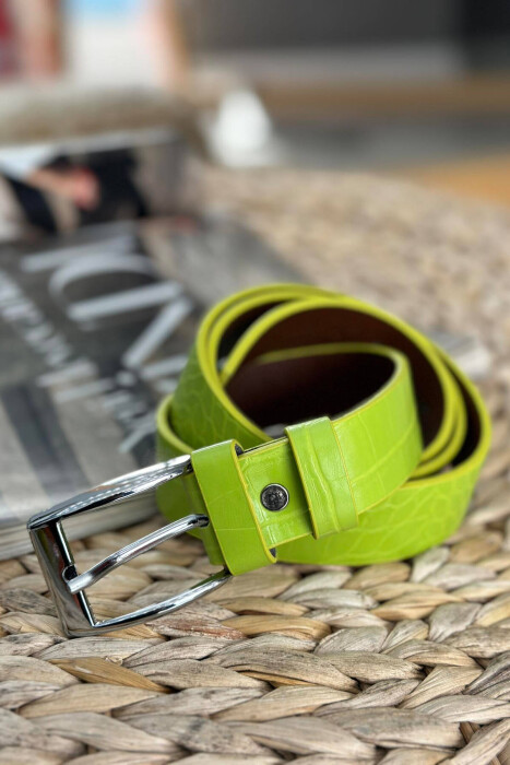 DESIGHN ONE COLOR WOMAN BELT NEON/NEON - 1