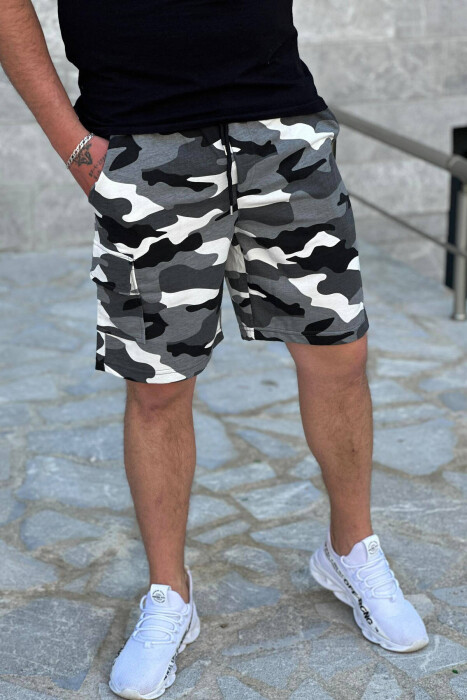 DIFFERENT COLORS SHORTS MAN GREY/GRI 