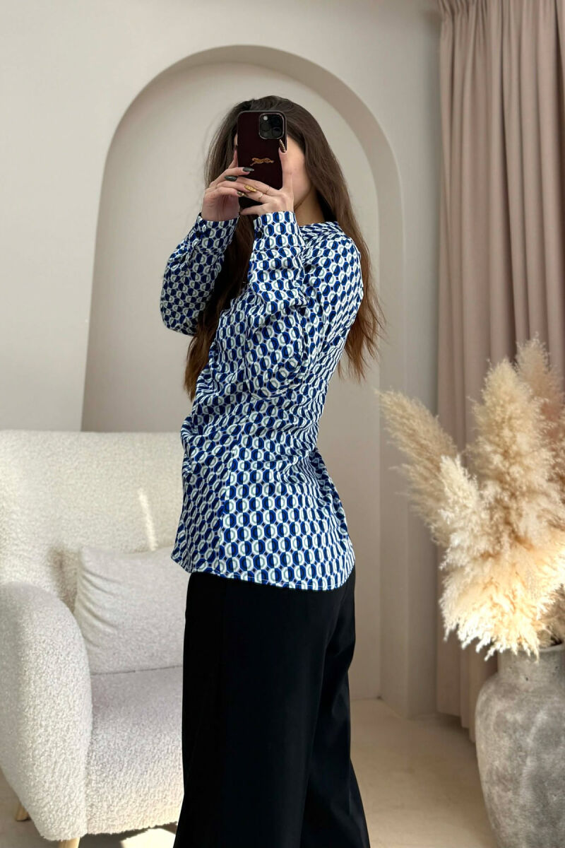 DIFFERENT DESIGN SIMPLE WOMEN SHIRT BLUE/BLU - 3