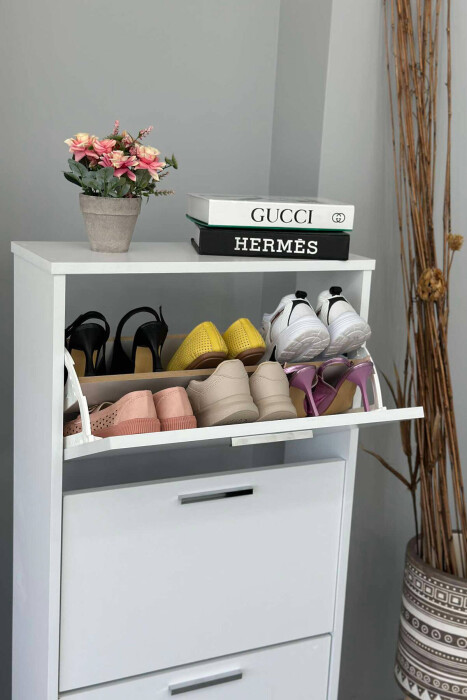 DOLLAP KËPUCËSH ME TRE KANATA NË NGJYRËN E BARDHË - 4