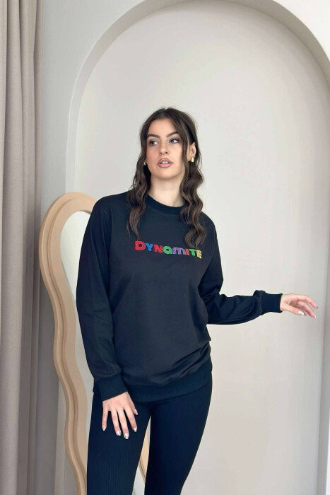 BLUZË NJË NGJYRËSHE PËR FEMRA NË NGJYRË TË ZEZË - KLAUDIO FASHION