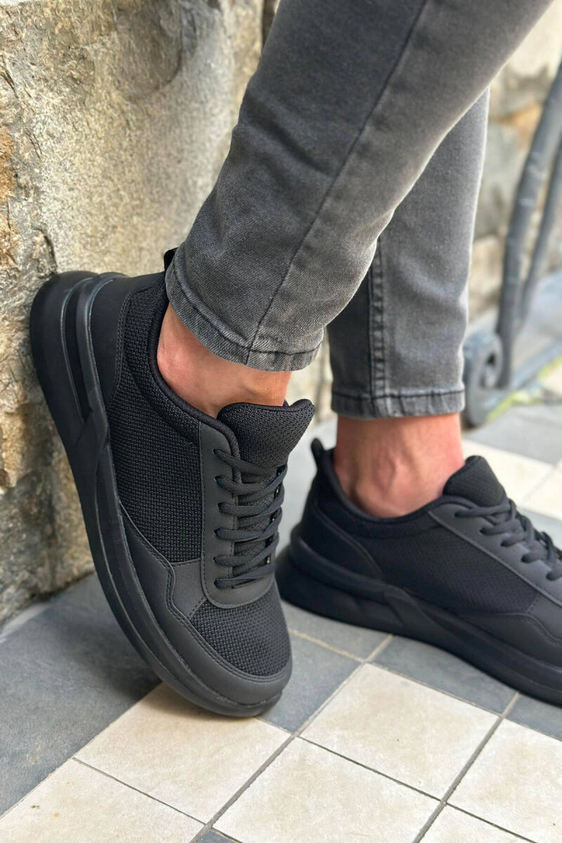 EVERYDAY SIMPLE RUNNING MEN SNEAKERS BLACK/ E ZEZE - 2