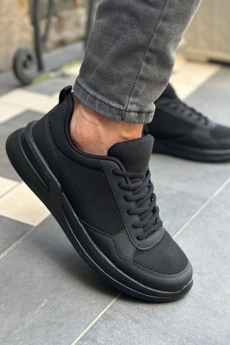 EVERYDAY SIMPLE RUNNING MEN SNEAKERS BLACK/ E ZEZE - 3