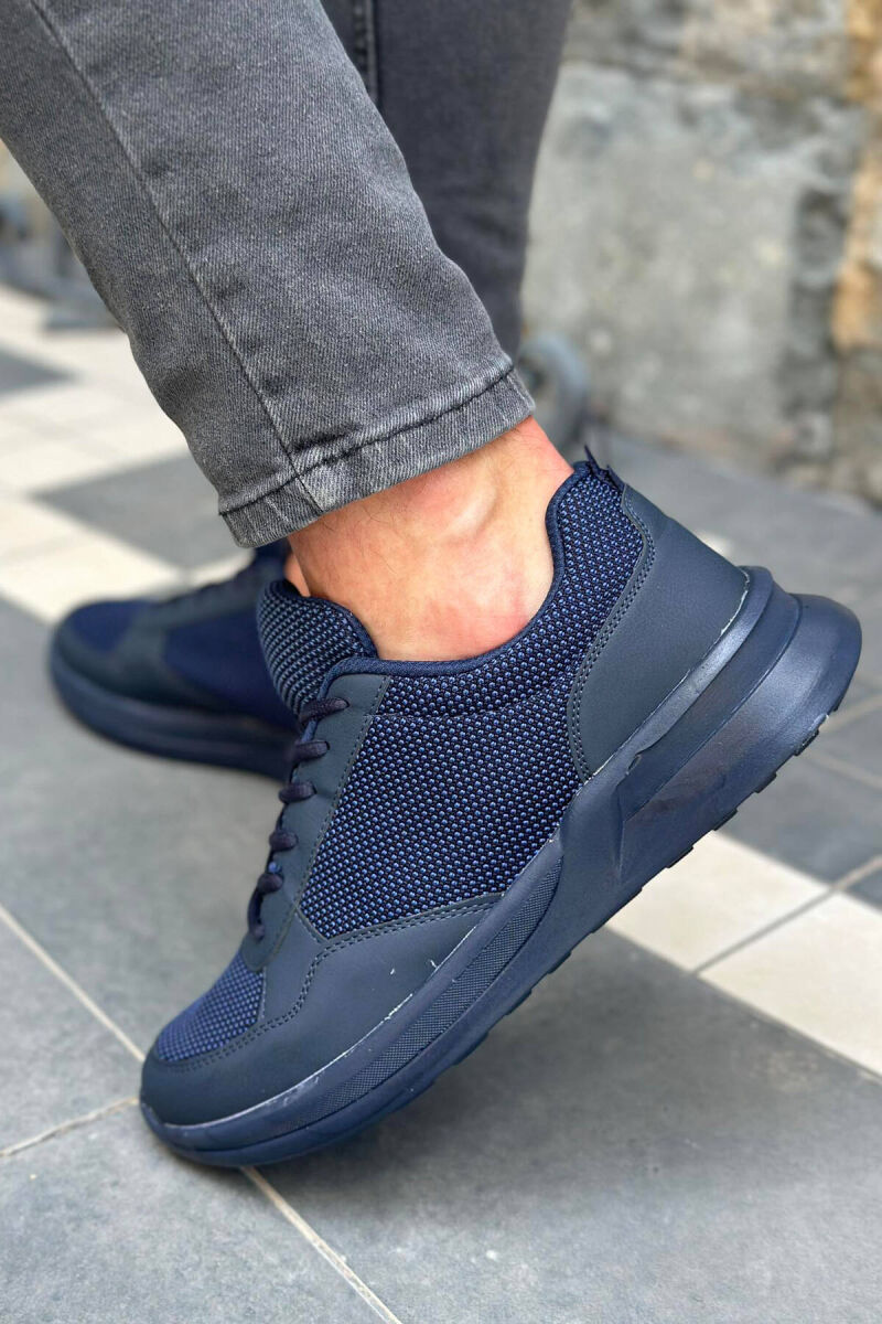 EVERYDAY SIMPLE RUNNING MEN SNEAKERS BLUE/BLU - 3