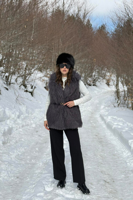 JELEK ME GEZOF DHE RRIP PER FEMRA NE NGJYRE GRI TE ERRET - KLAUDIO FASHION