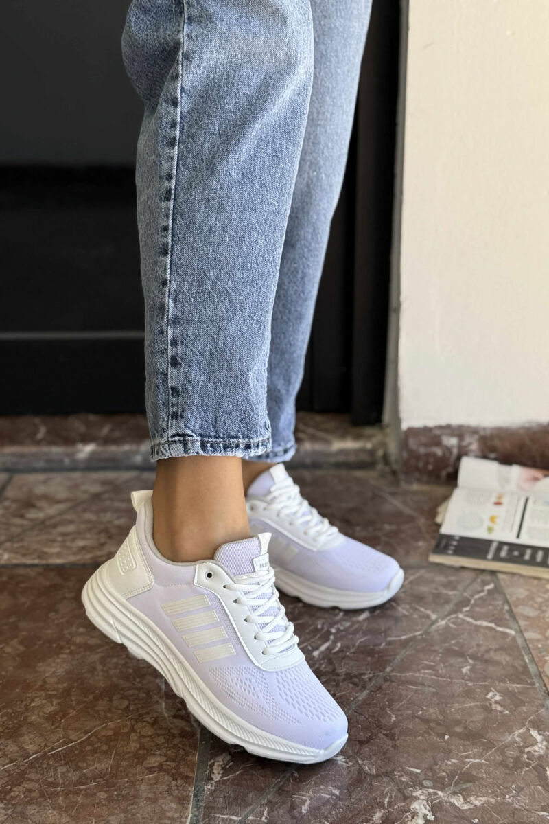 FOUR STRIPES PLATFORM SIMPLE WOMEN SNEAKERS WHITE-E BARDHE - 4