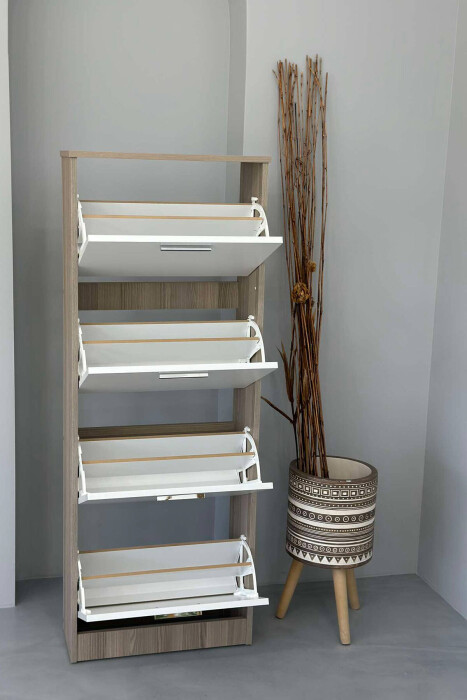 FOUR TIER SHOE SHELF BEIGE/BEZHE - 3