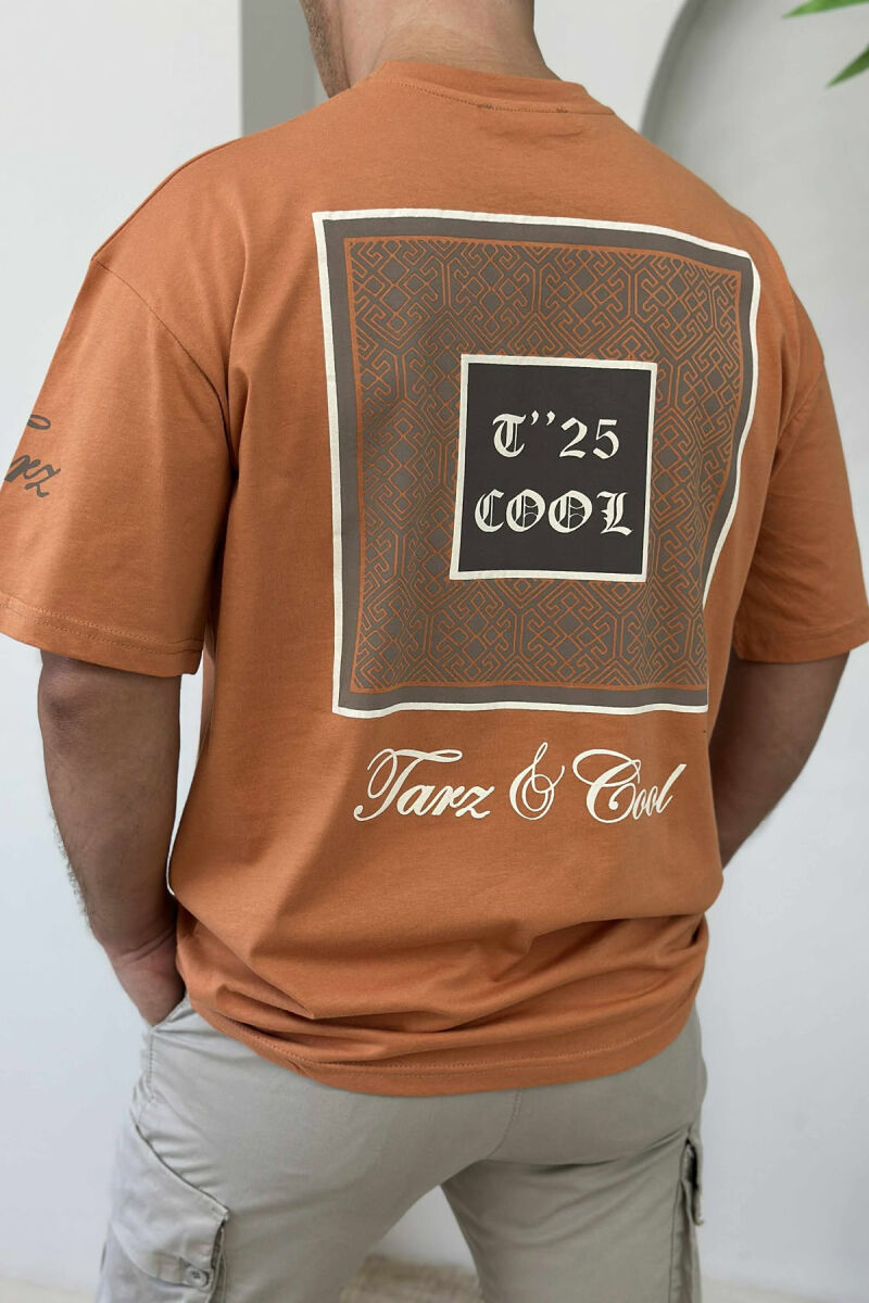 FRONT IMAGE SIMPLE MEN T-SHIRT BRICK/TULLE - 4