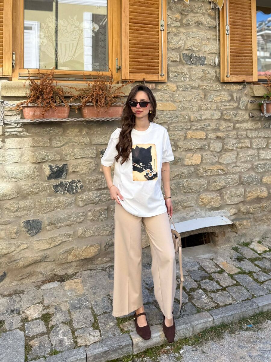 FRONT IMAGE WOMAN T-SHIRT WHITE-E BARDHE - 2