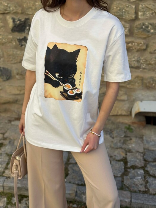 FRONT IMAGE WOMAN T-SHIRT WHITE-E BARDHE - 3