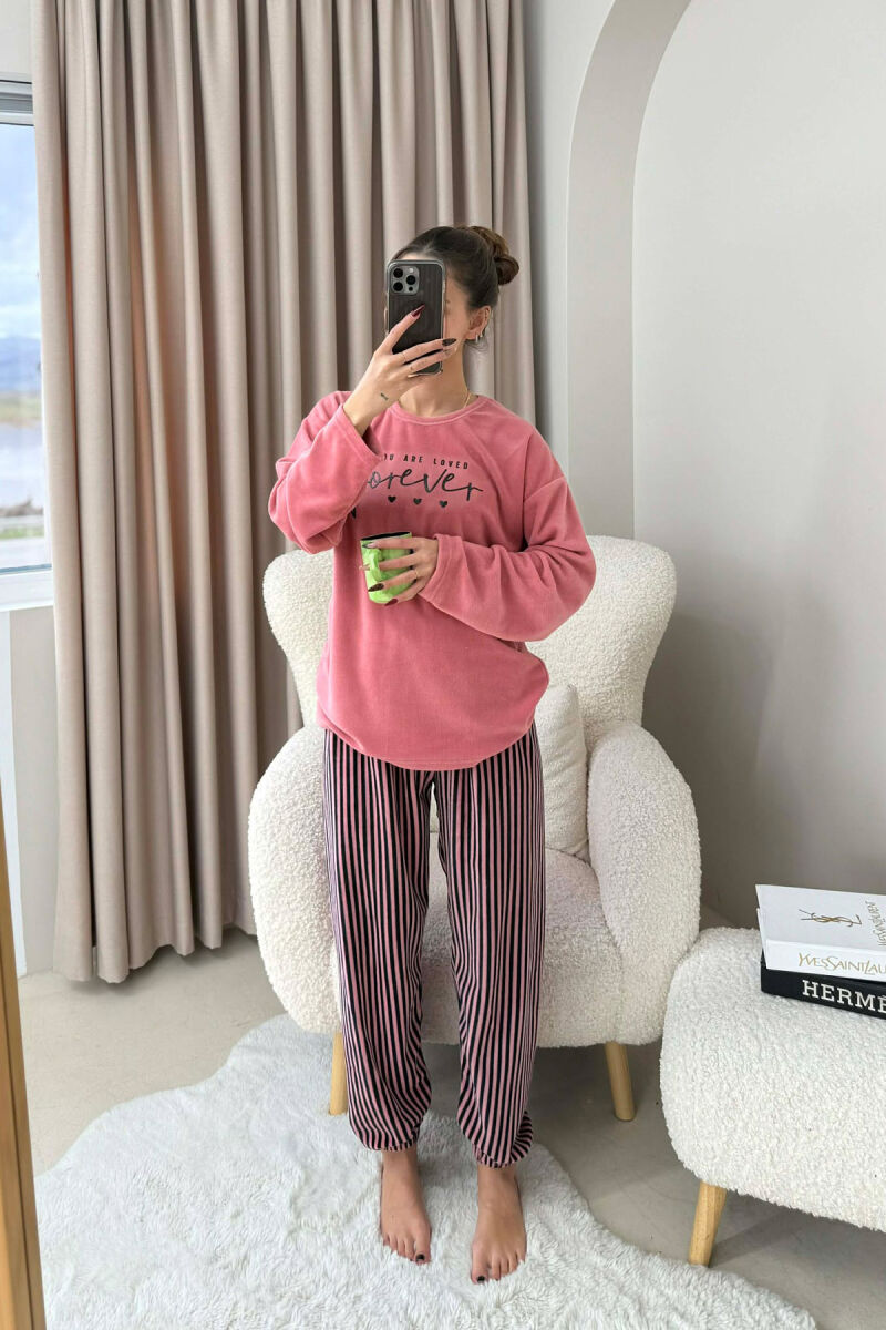 FRONT WRITTINGS WOMEN PYJAMAS POWDER/PUDER - 1