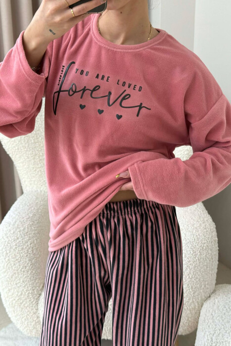 FRONT WRITTINGS WOMEN PYJAMAS POWDER/PUDER - 4