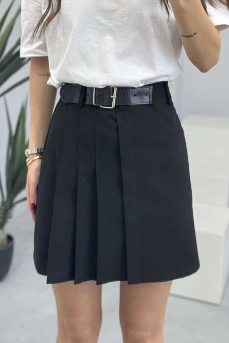 FUND NJË NGJYRËSH ME RRIP PËR FEMRA NË NGJYRËN E ZEZË - 5