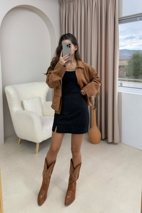 FUNDPANTALLONË NJË NGJYRËSHE PËR FEMRA NË NGJYRË TË ZEZË - 1