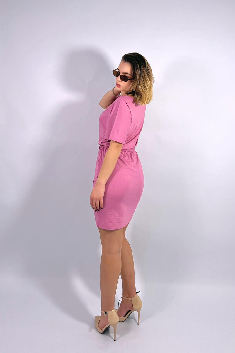 FUSTAN I THJESHTË ME DETAJIN E LIDHSES PËR FEMRA NË NGJYRËN UTHULL - 4